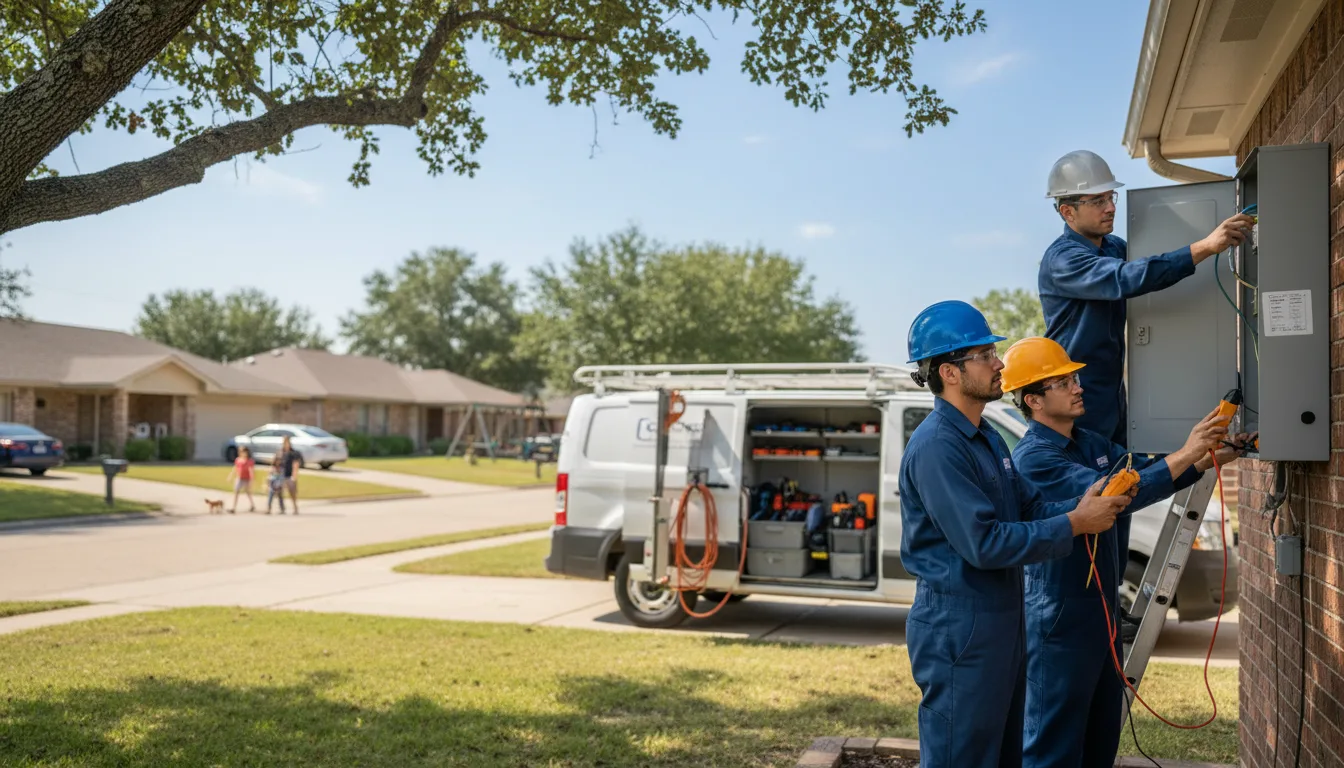 Certified electrician providing emergency electrical services in Almena, WI